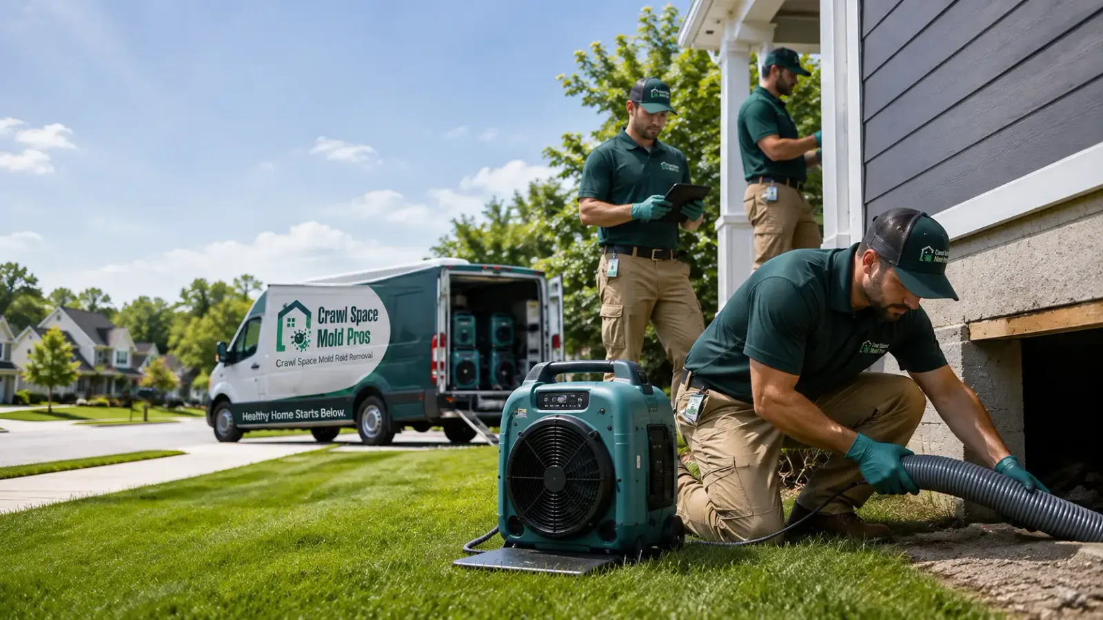 Crawl Space Mold Removal in Pine City, MN